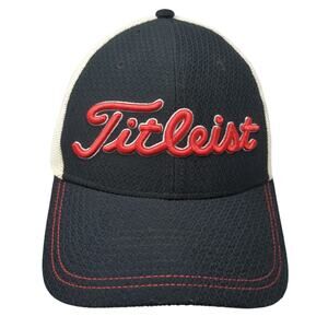 Fitleist Golf's Symbol Of Excellence Fitted Baseball Cap Black L Embroidered